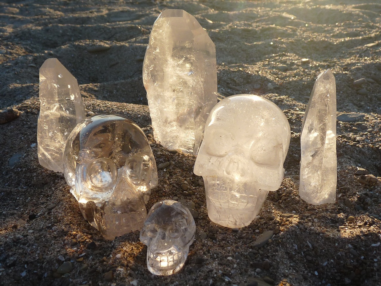 crystals stones quartz free photo