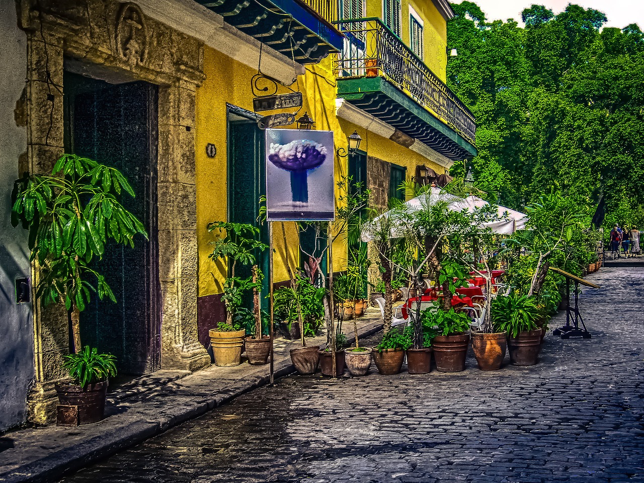 cuba street traditional free photo