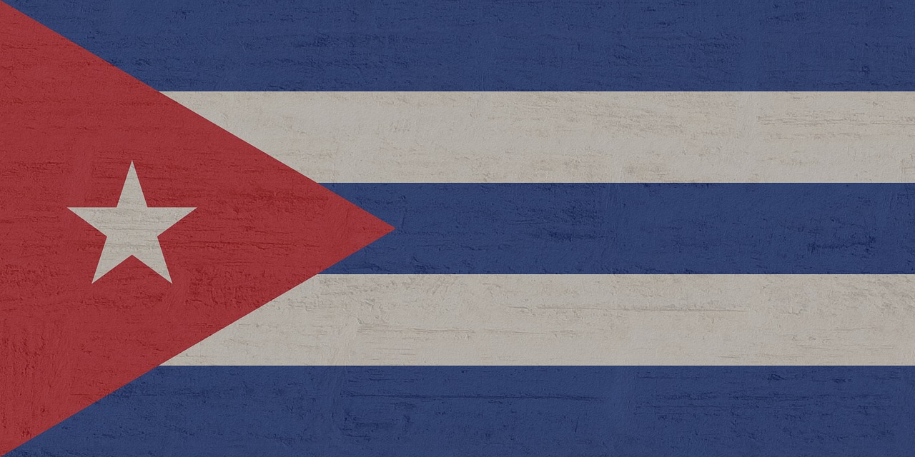 cuba flag star free photo