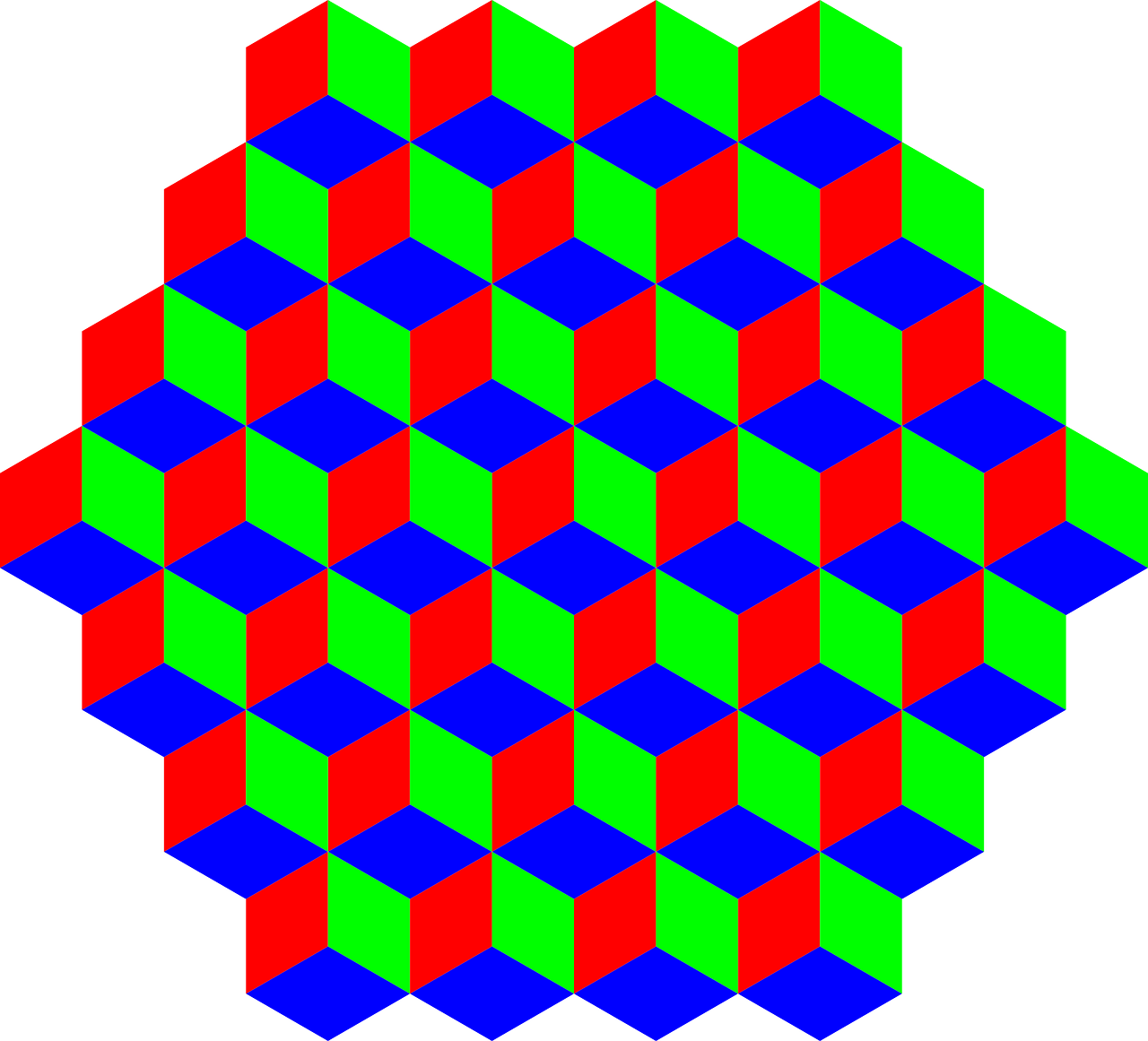 cube hexagon stairs free photo