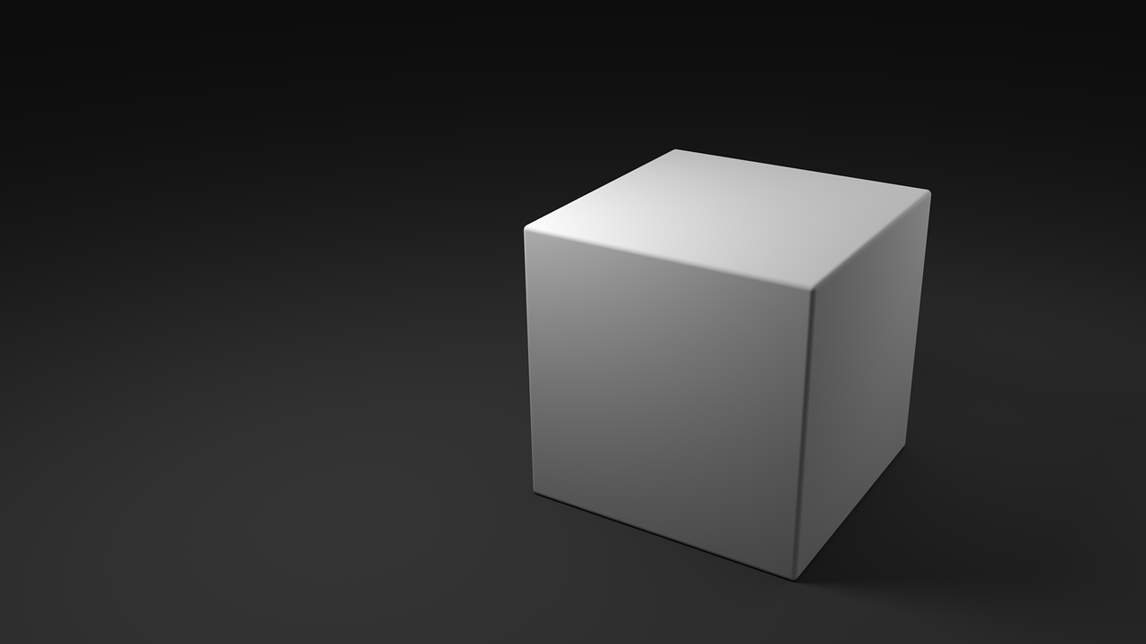 cube gray grey free photo
