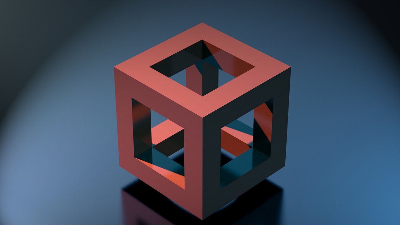 cube block open free photo
