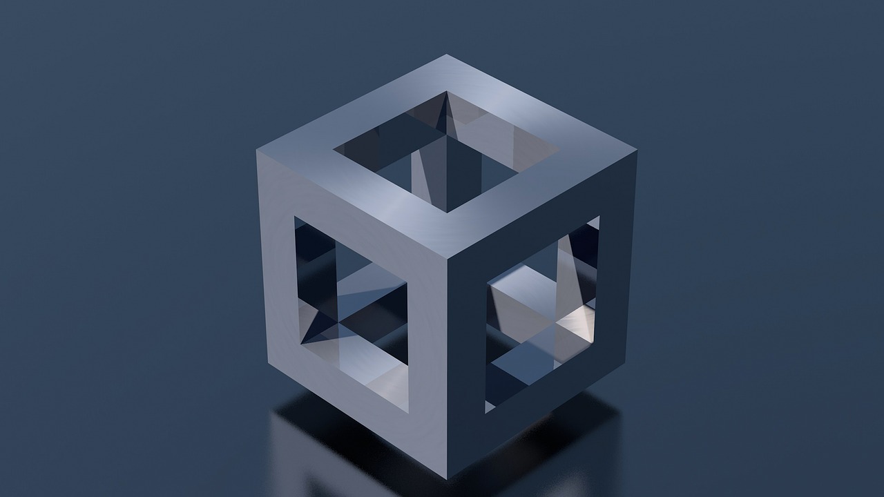 cube block open free photo