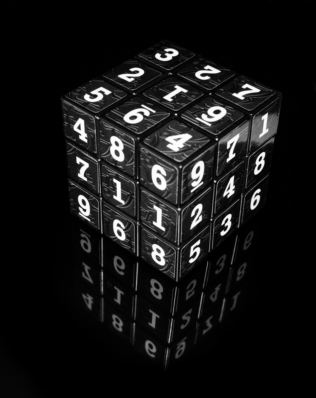 cube numbers block free photo