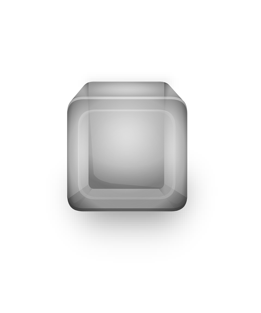 cube grey gray free photo