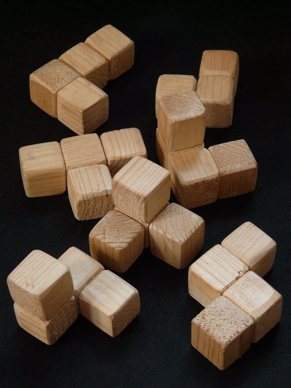 cube wood wooden toys free photo