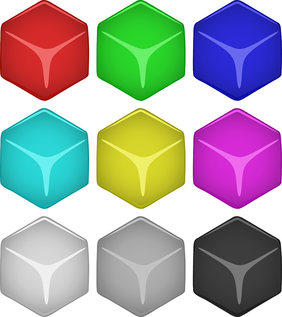 cubes blocks blue free photo
