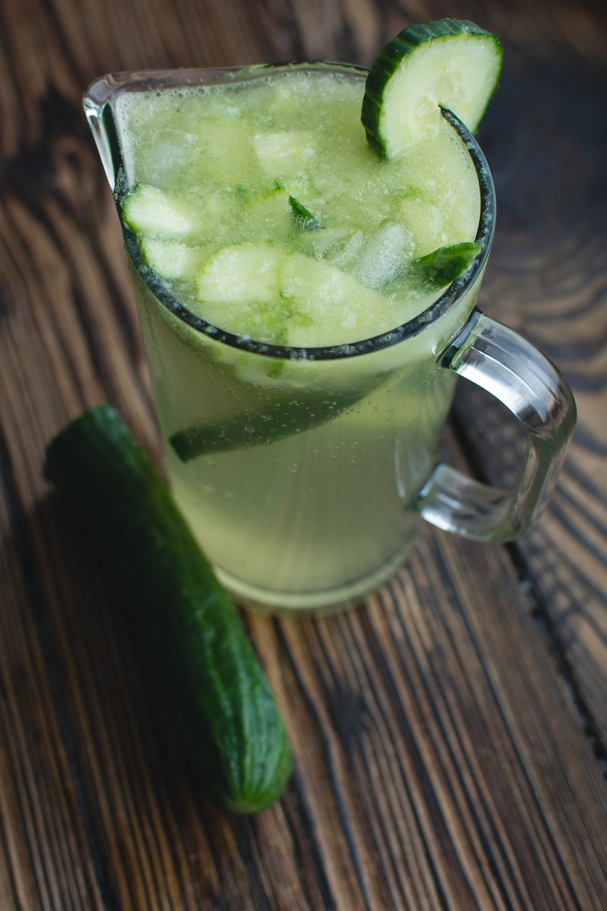 cucumber drink green free photo