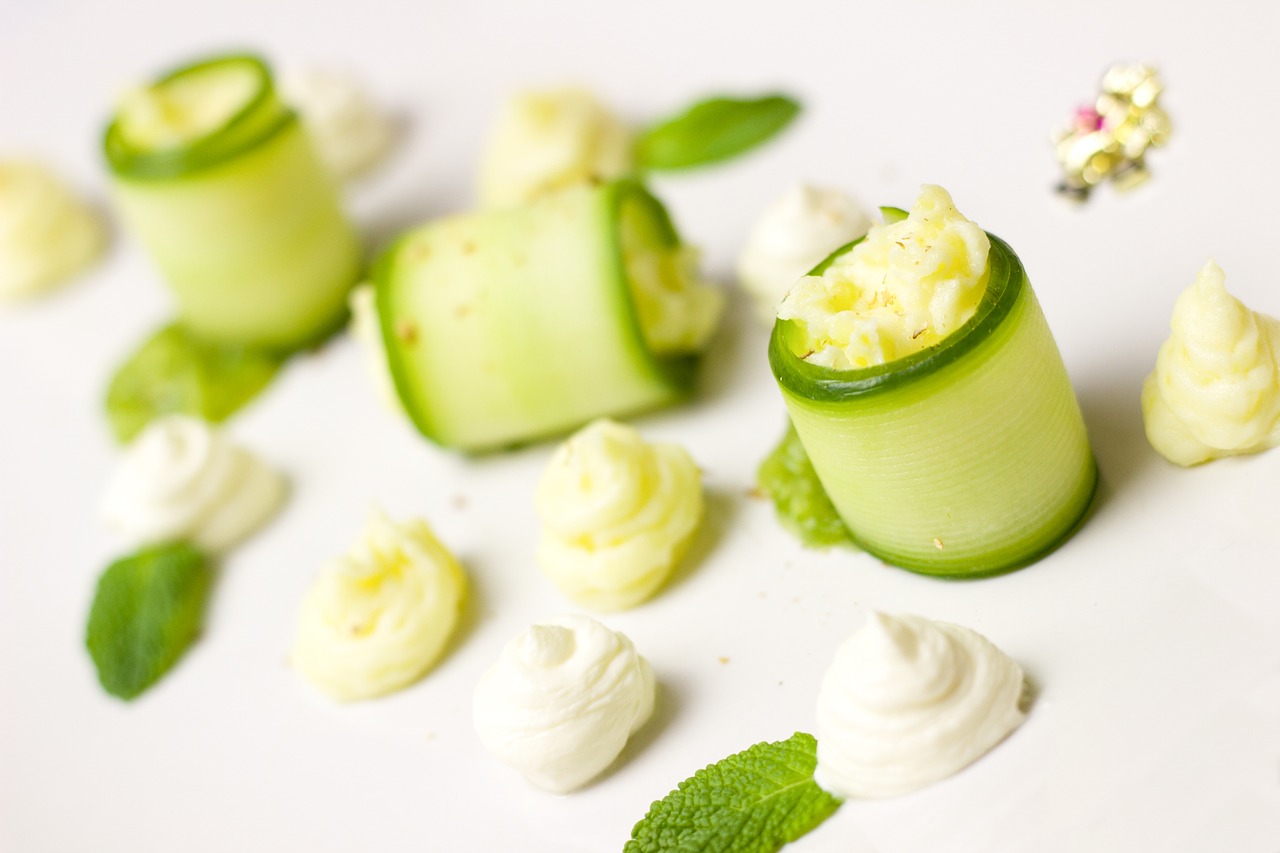 cucumber starter menu free photo