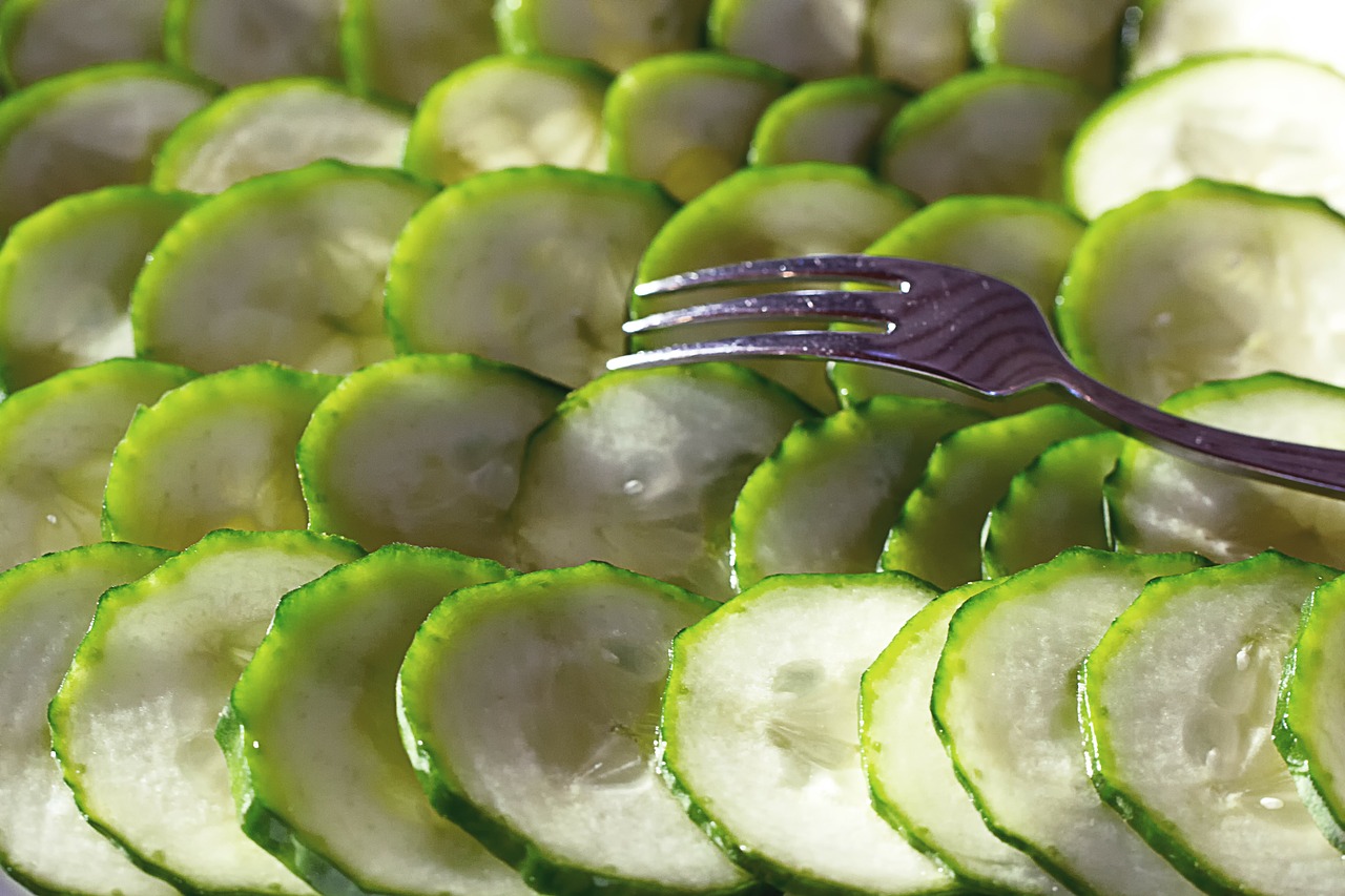cucumber salad cucumbers gherkins free photo