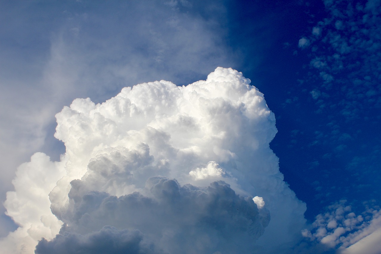 cumuli clouds sky free photo