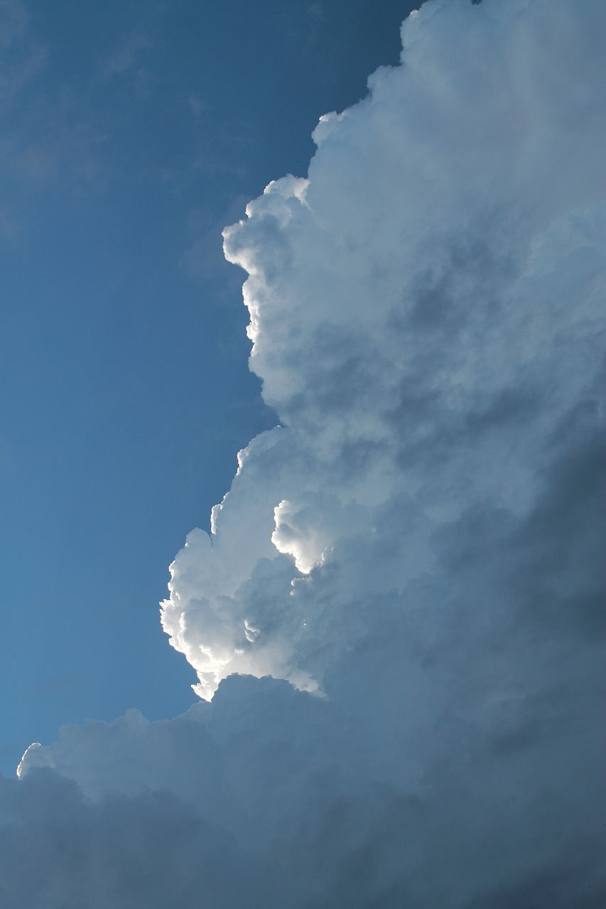 cumulonimbus clouds thundercloud free photo