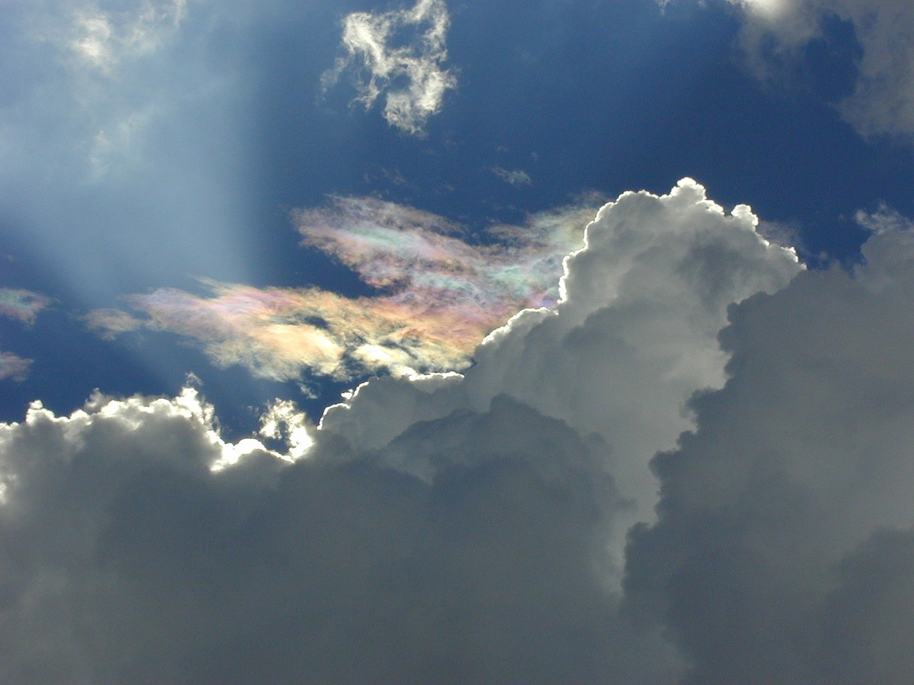 cumulus clouds color game free photo