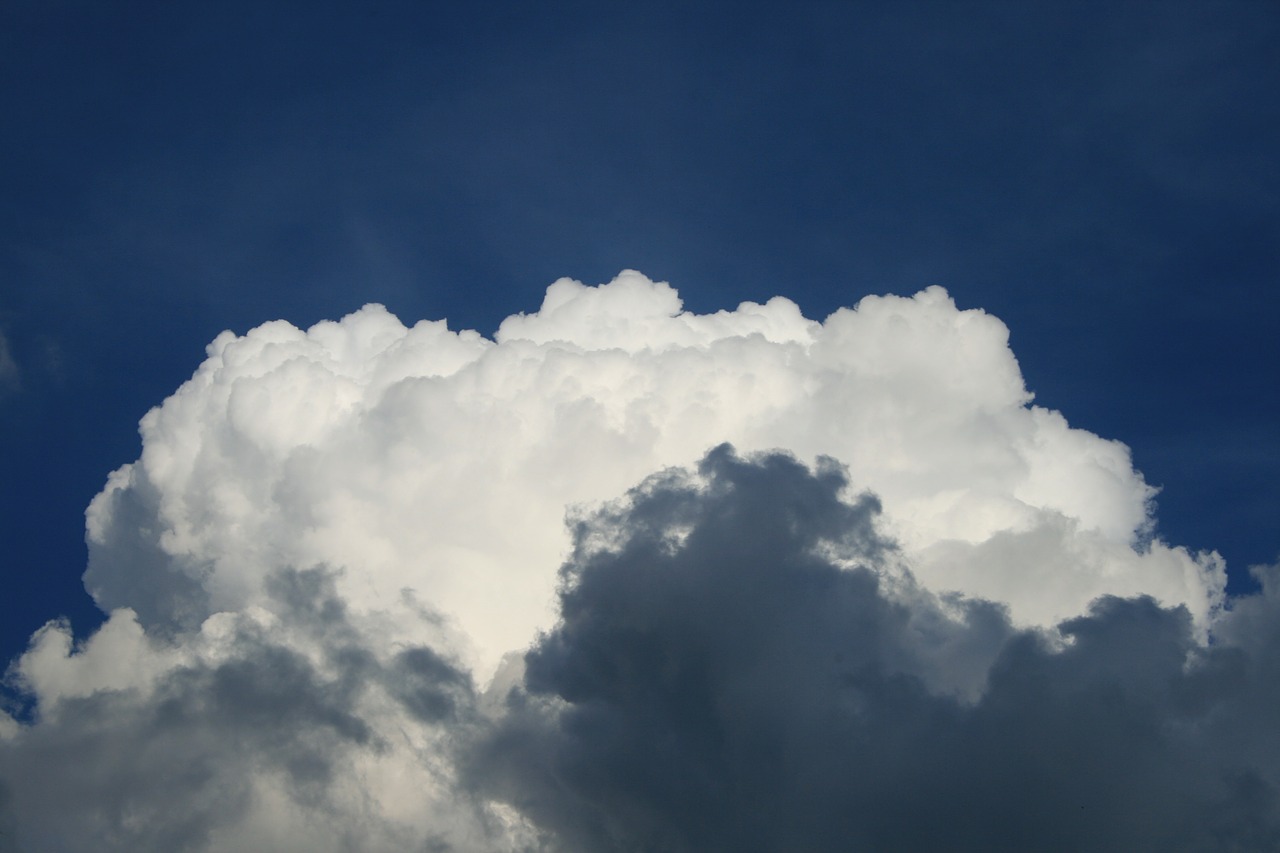 cumulus cloud white free photo