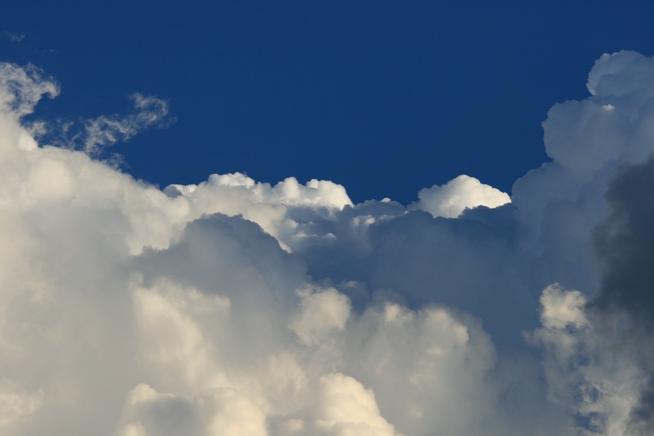 cumulus clouds weather clouds free photo