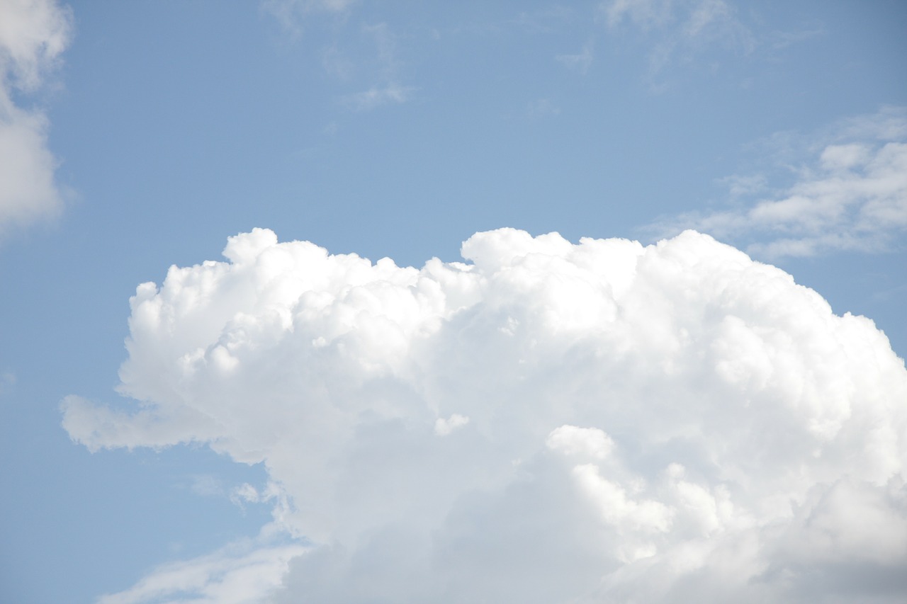 cumulus clouds clouds summer free photo