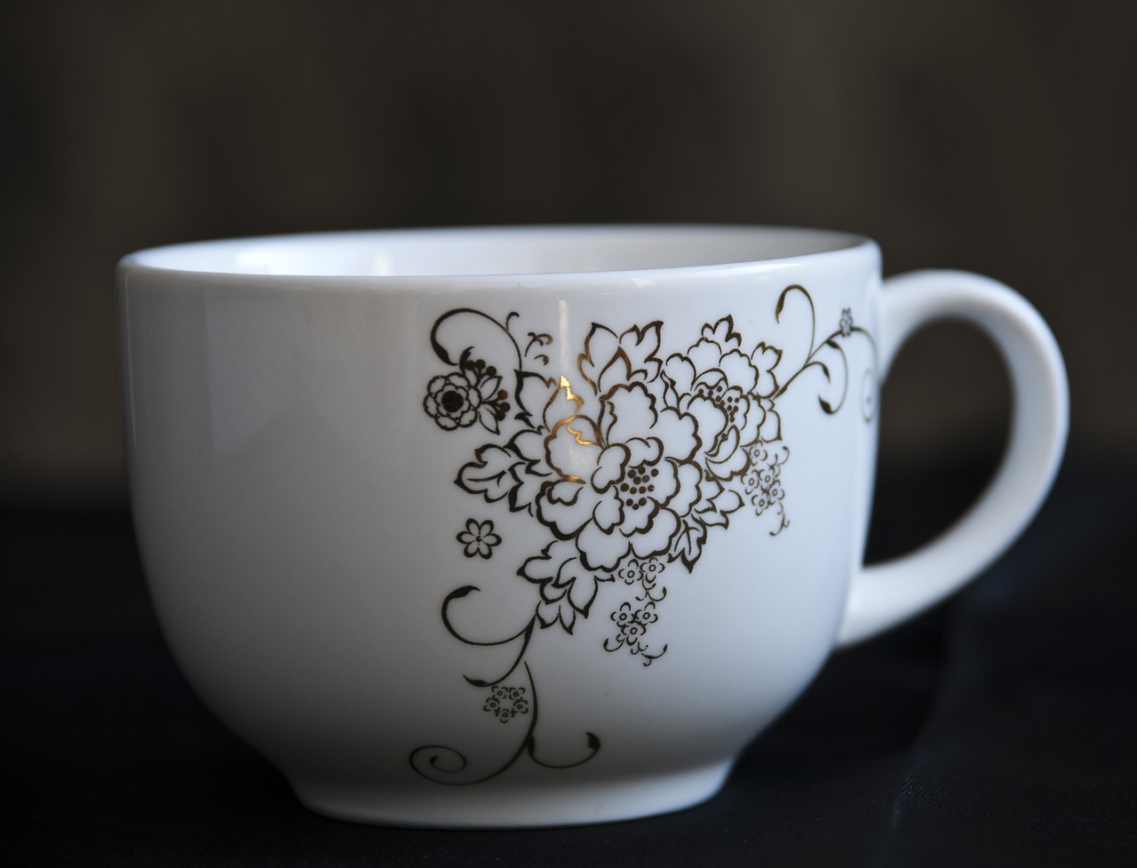 cup tea crockery free photo
