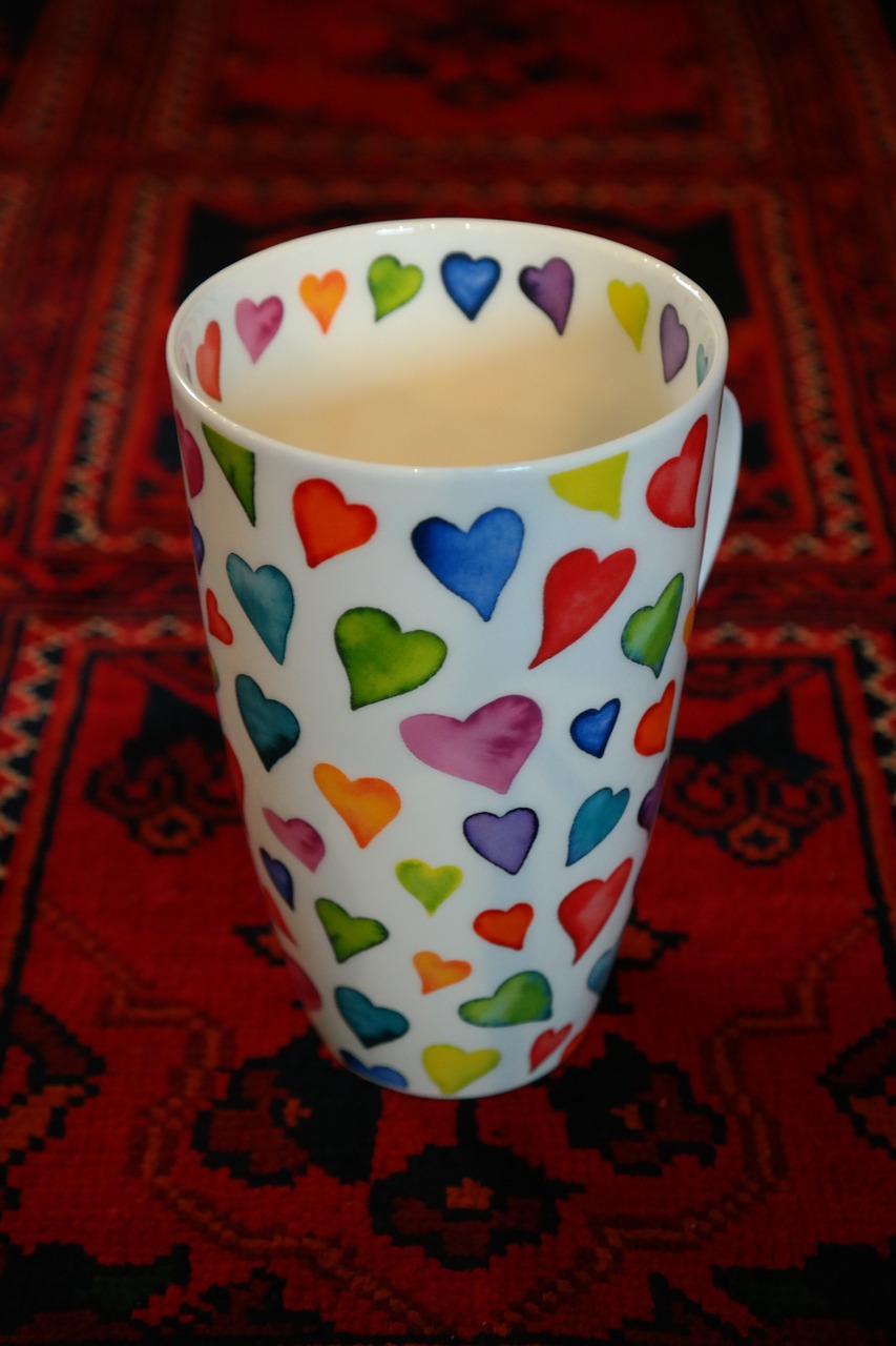 cup coffee cup colorful free photo