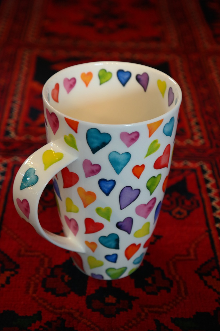 cup coffee cup colorful free photo