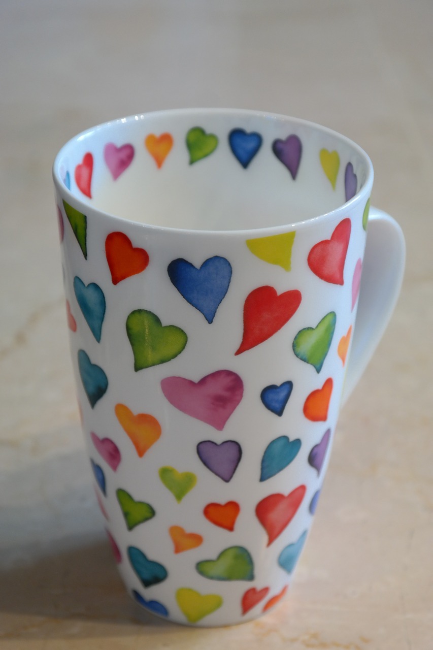 cup coffee cup colorful free photo