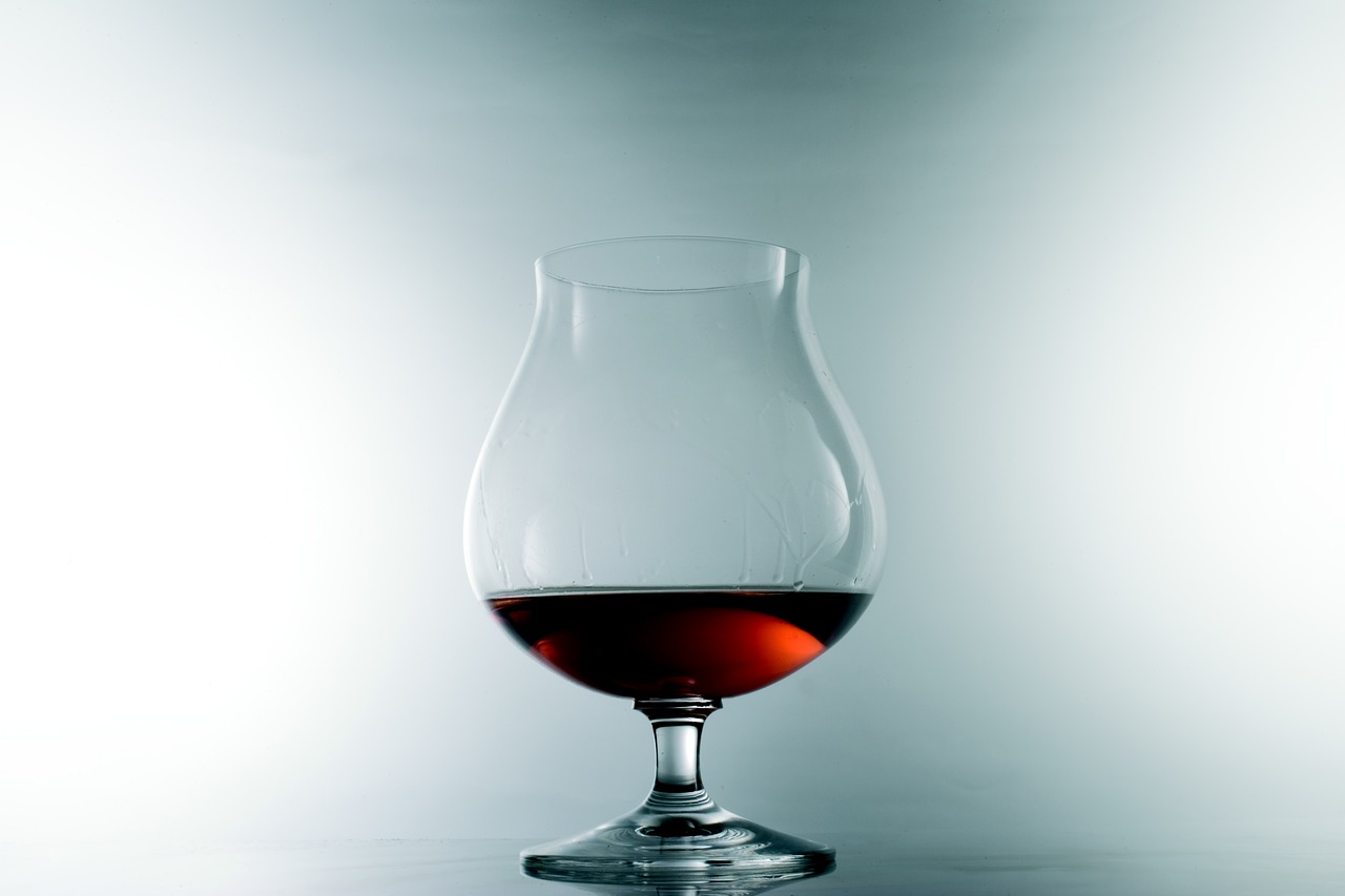 cup brandy alcohol free photo