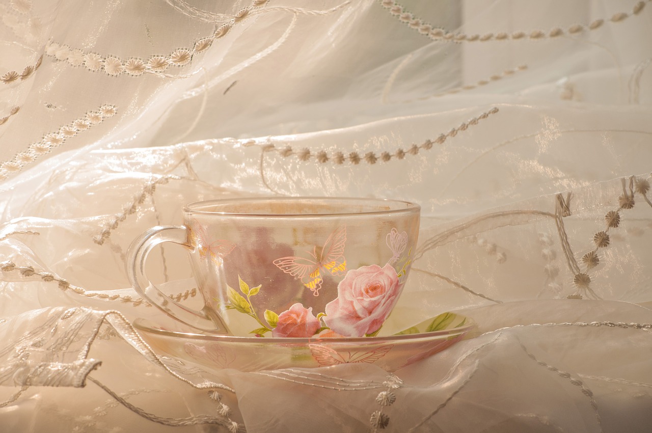 cup curtain tulle free photo