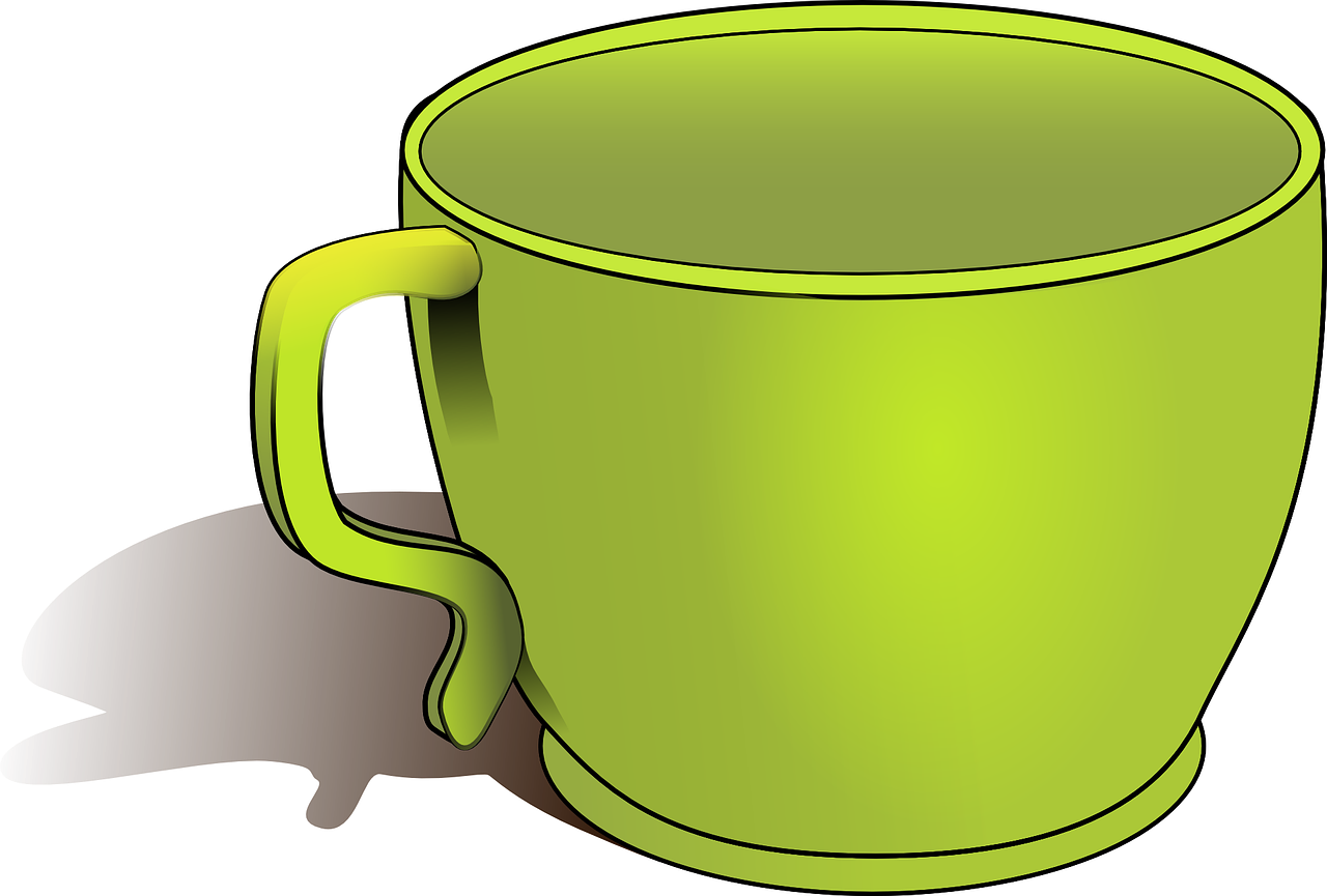 cup mug green free photo