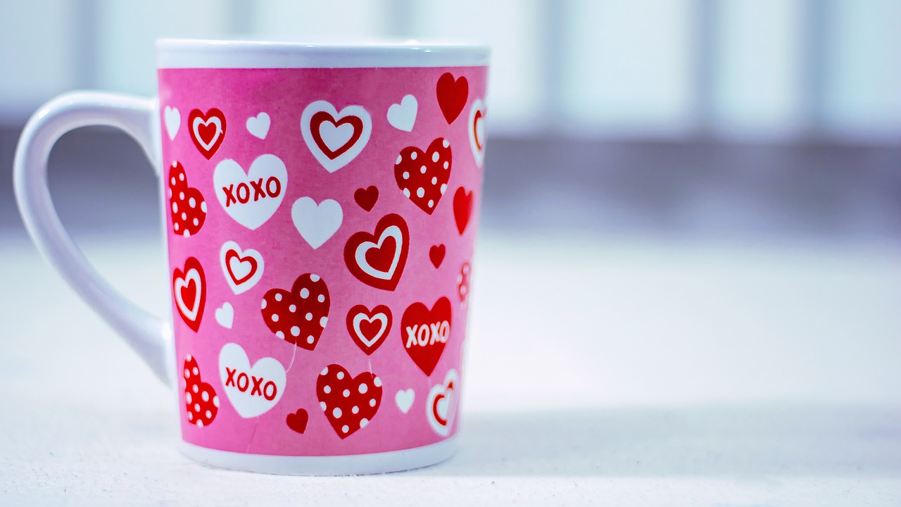 cup  love  valentine free photo