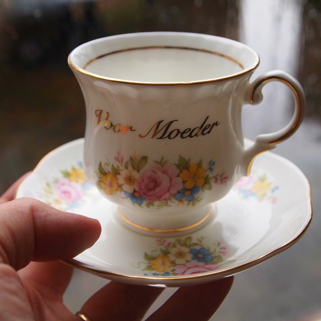 cup of cup and saucer porcelain free photo