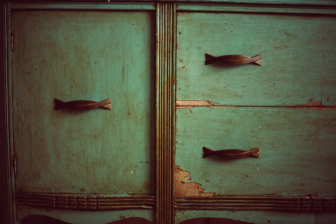 cupboard drawers furniture free photo