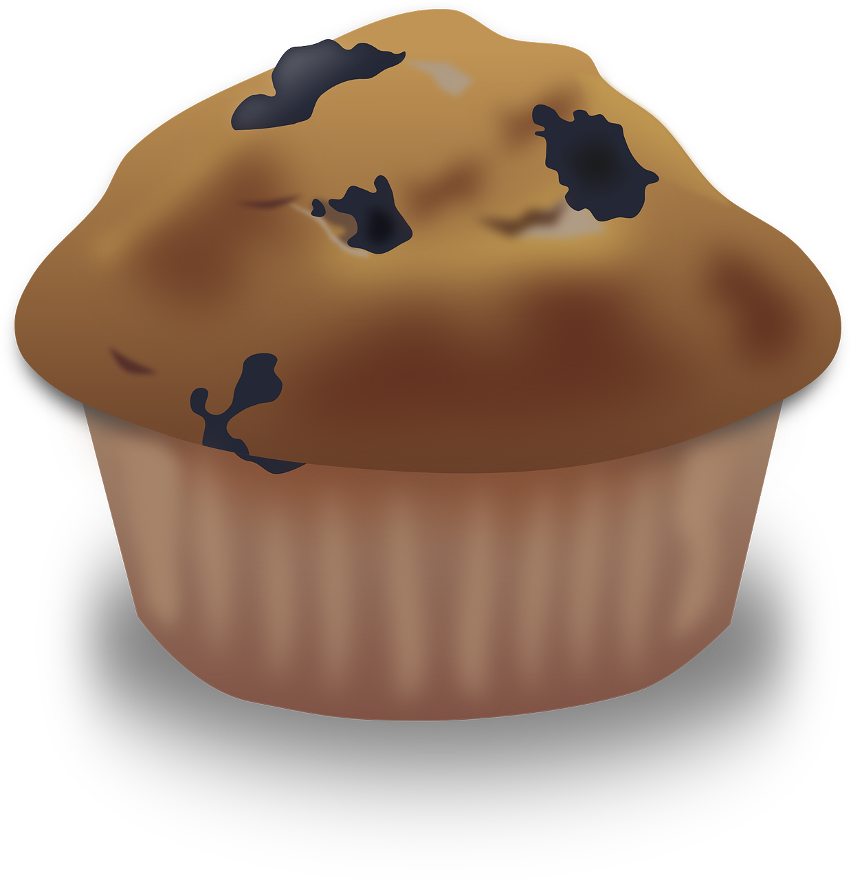 cupcake muffin blueberry muffin free photo