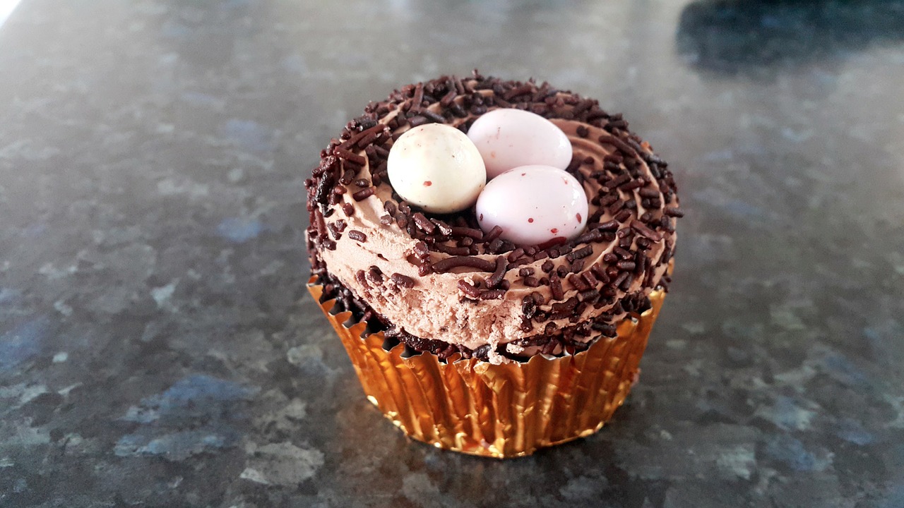 cupcake egg easter free photo