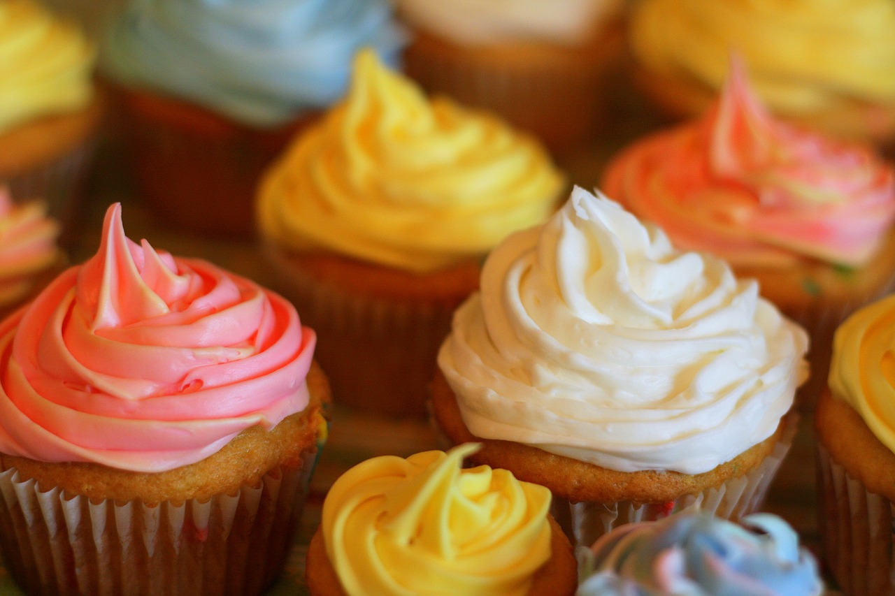 cupcake colorful pastel free photo