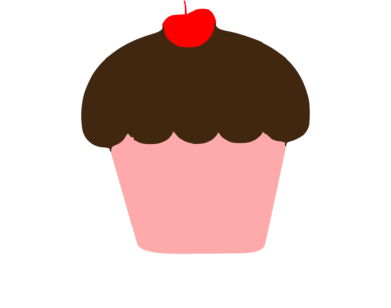 cupcake muffin pink free photo