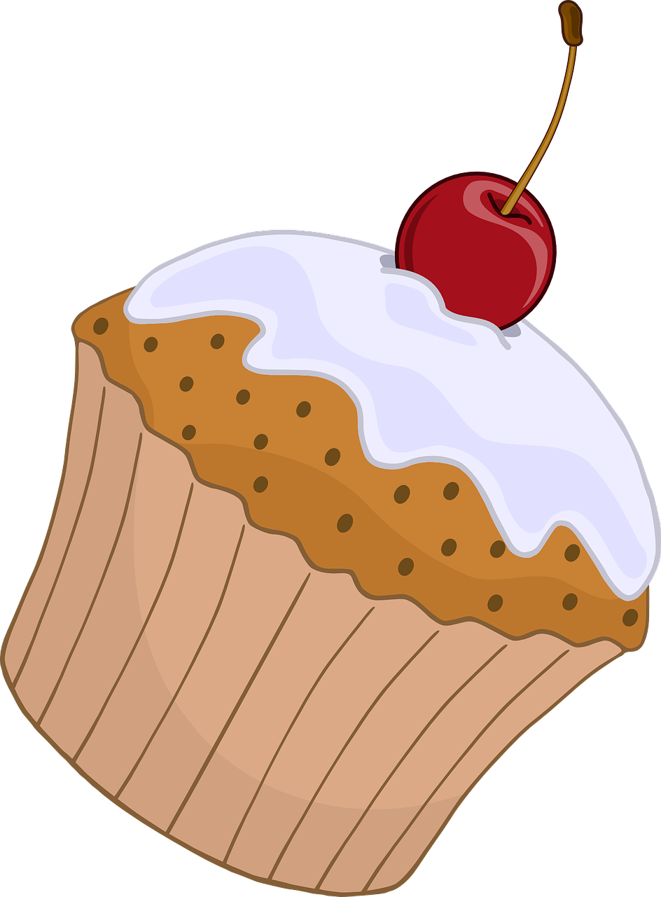 cupcake cake cherry free photo