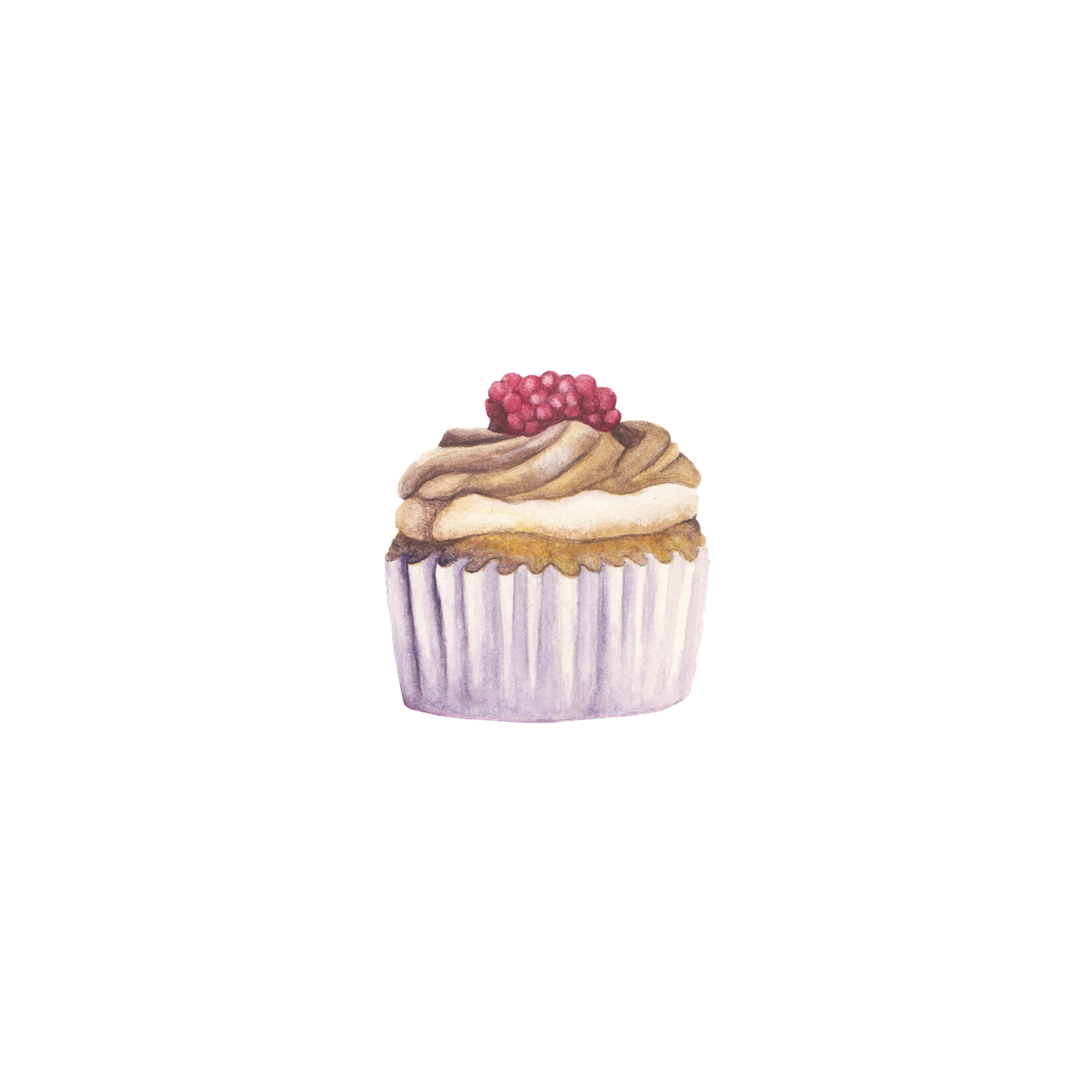 cupcake  watercolor  food free photo