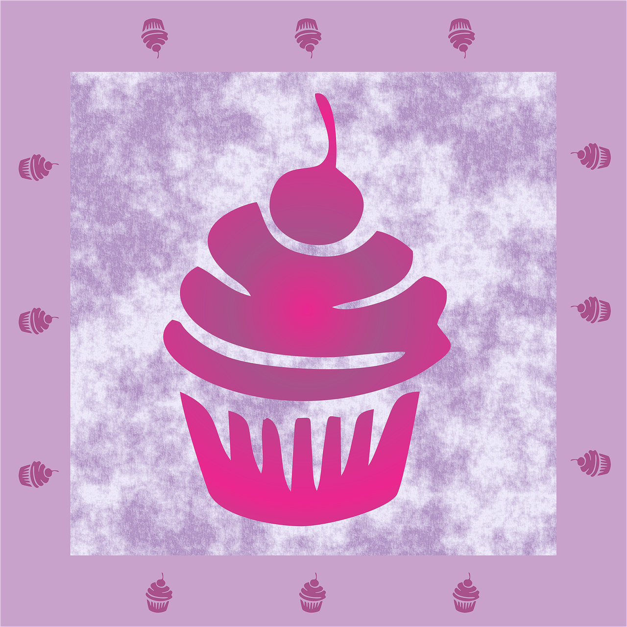 cupcake food purple free photo