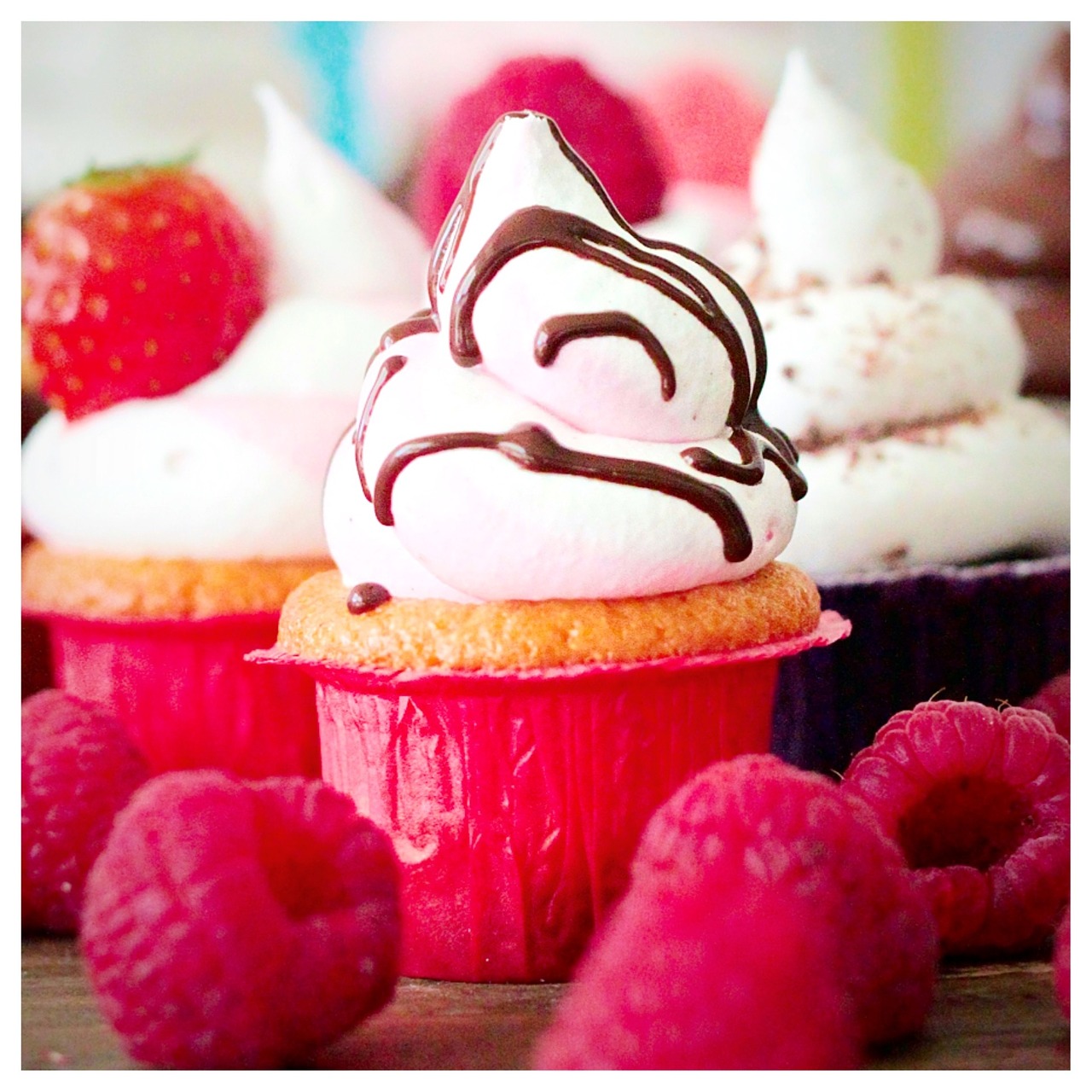 cupcake chocolate decoration free photo