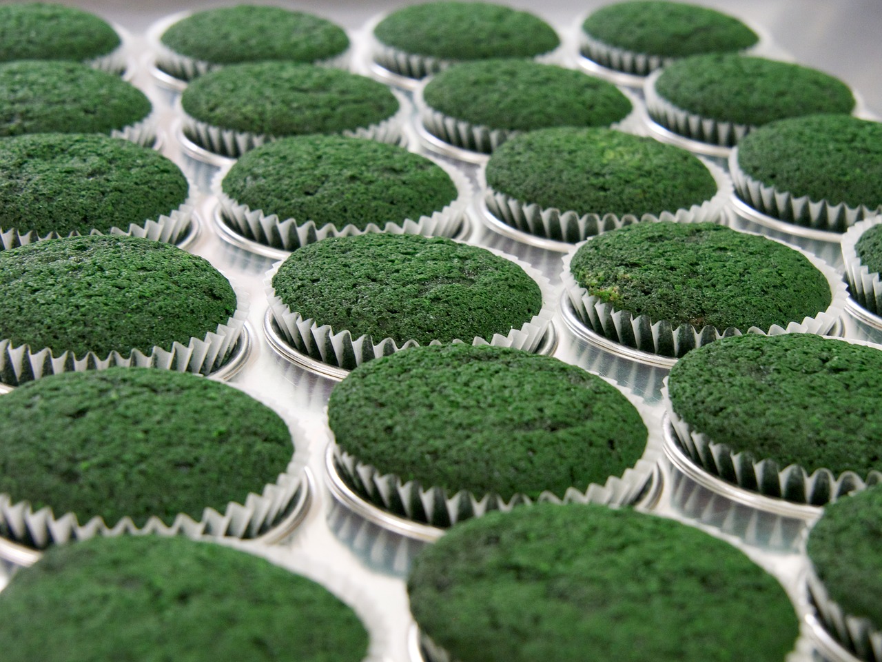 cupcakes green st patrick free photo
