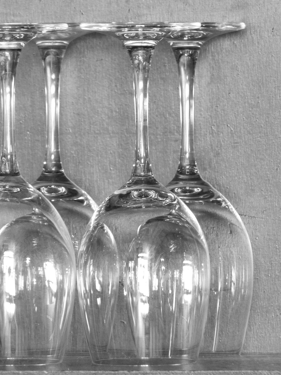 cups glass black and white free photo