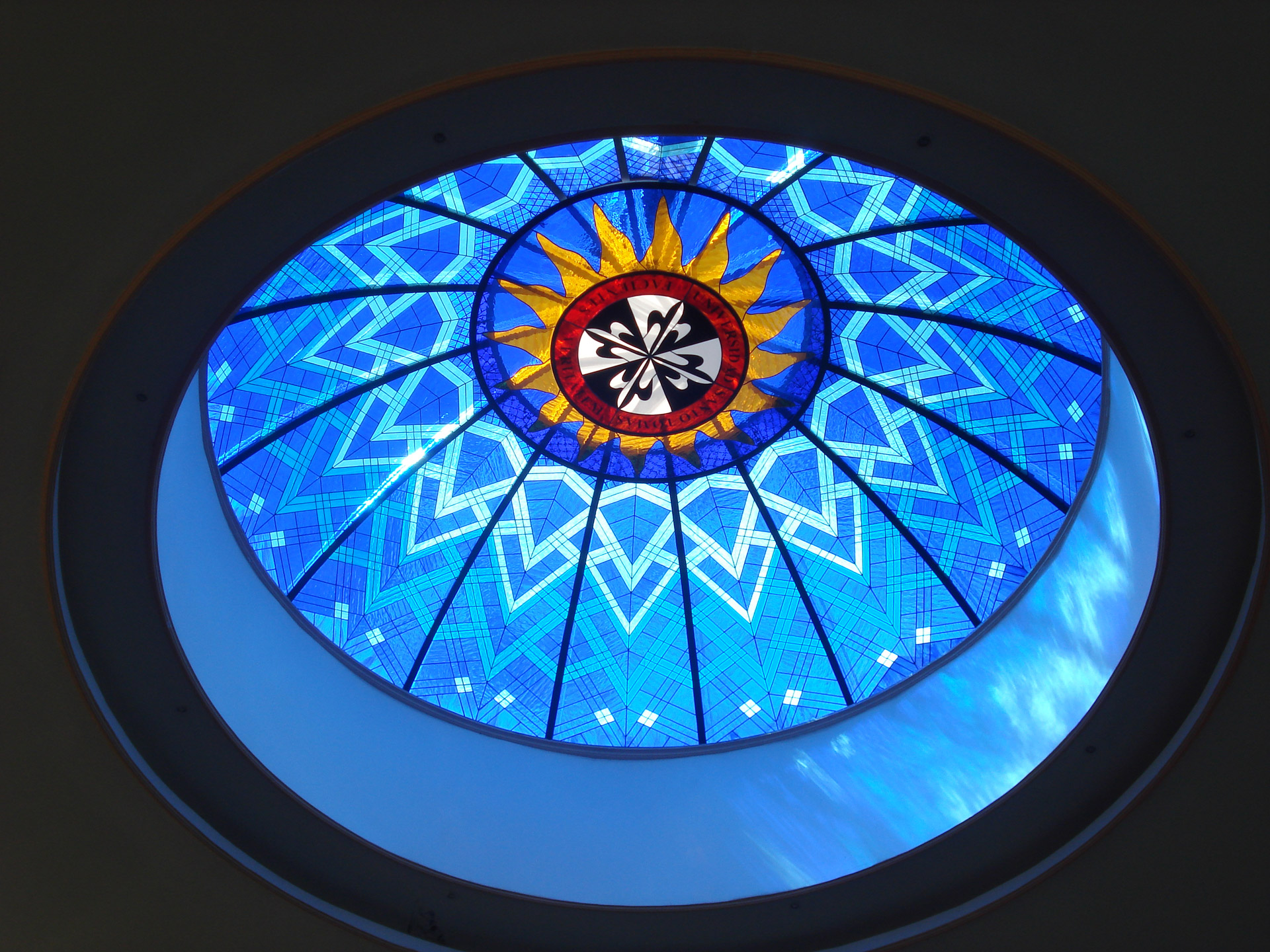 stained glass dome bogota colombia free photo