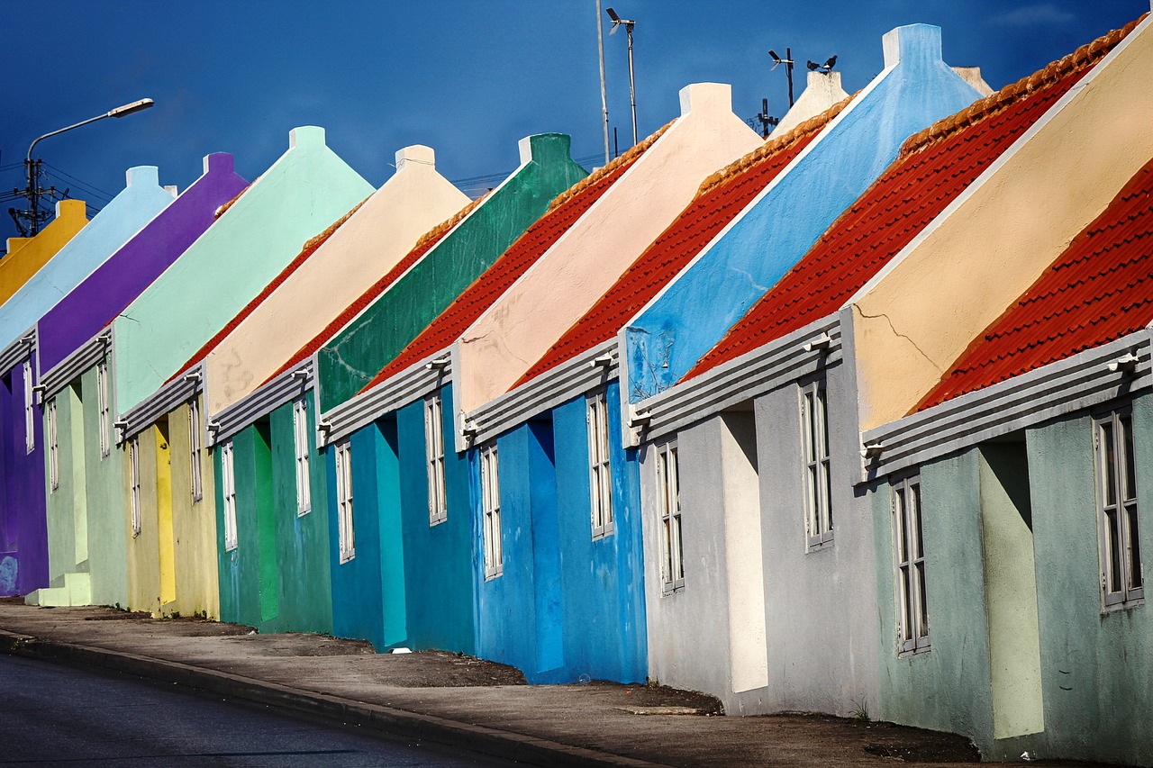 curacao cottage colored free photo