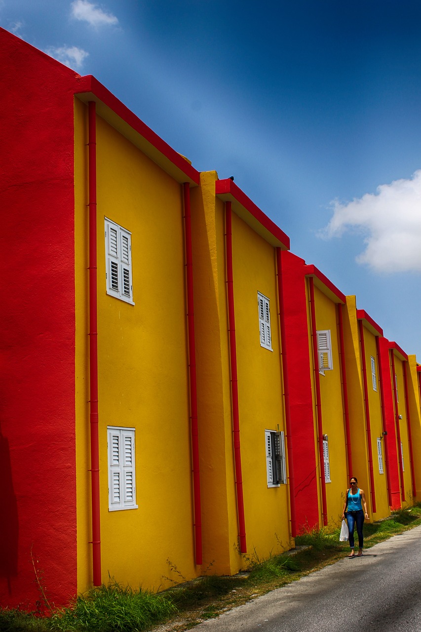 curacao colorful summer free photo