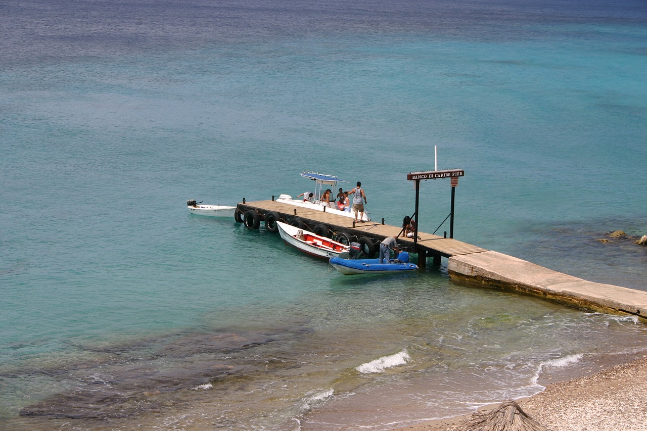 curacao beach water free photo