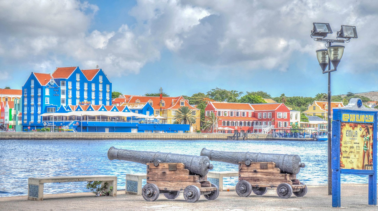 curacao willemstad architecture free photo
