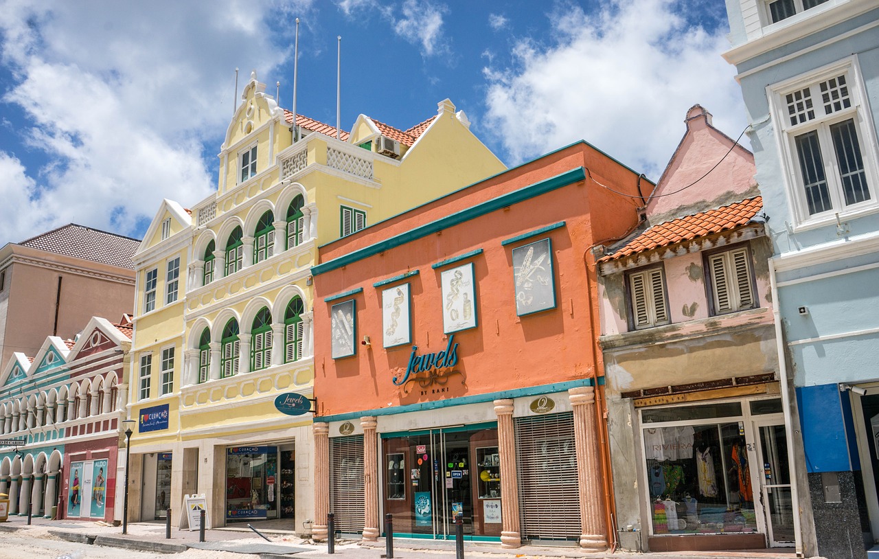 curacao town architecture free photo