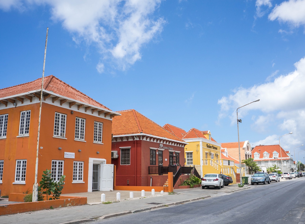 curacao town architecture free photo