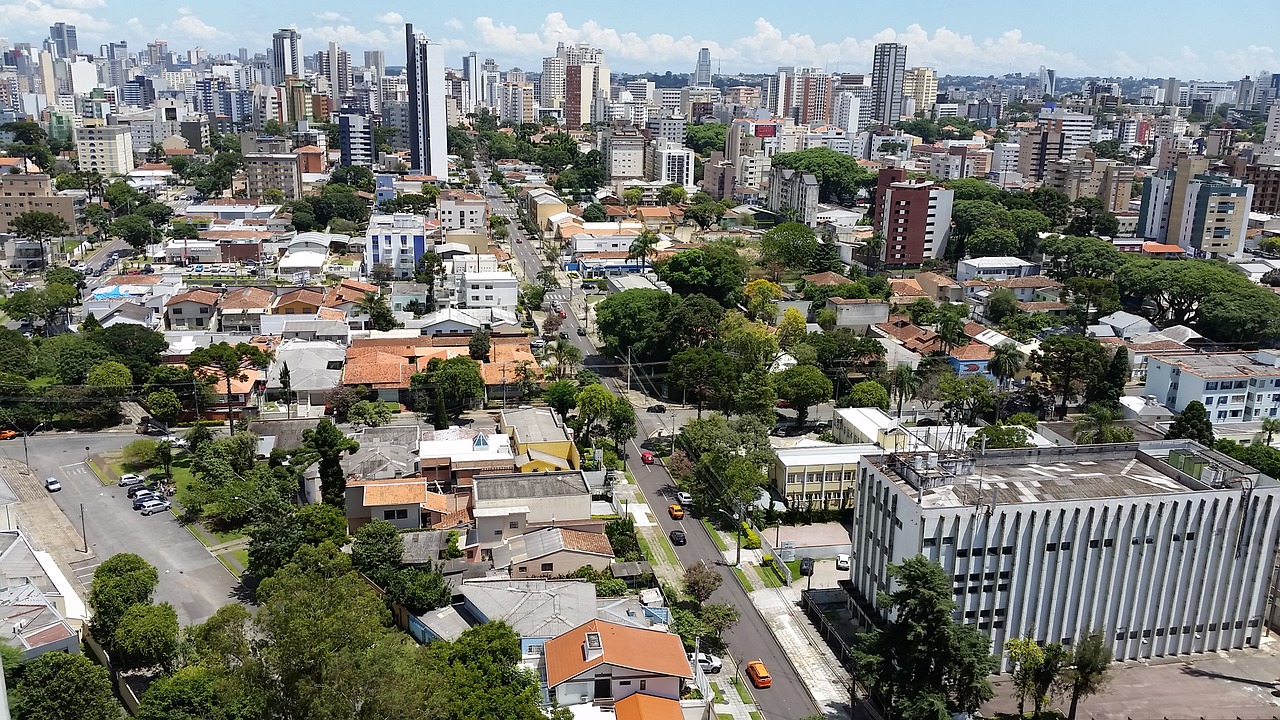 curitiba center horizon free photo