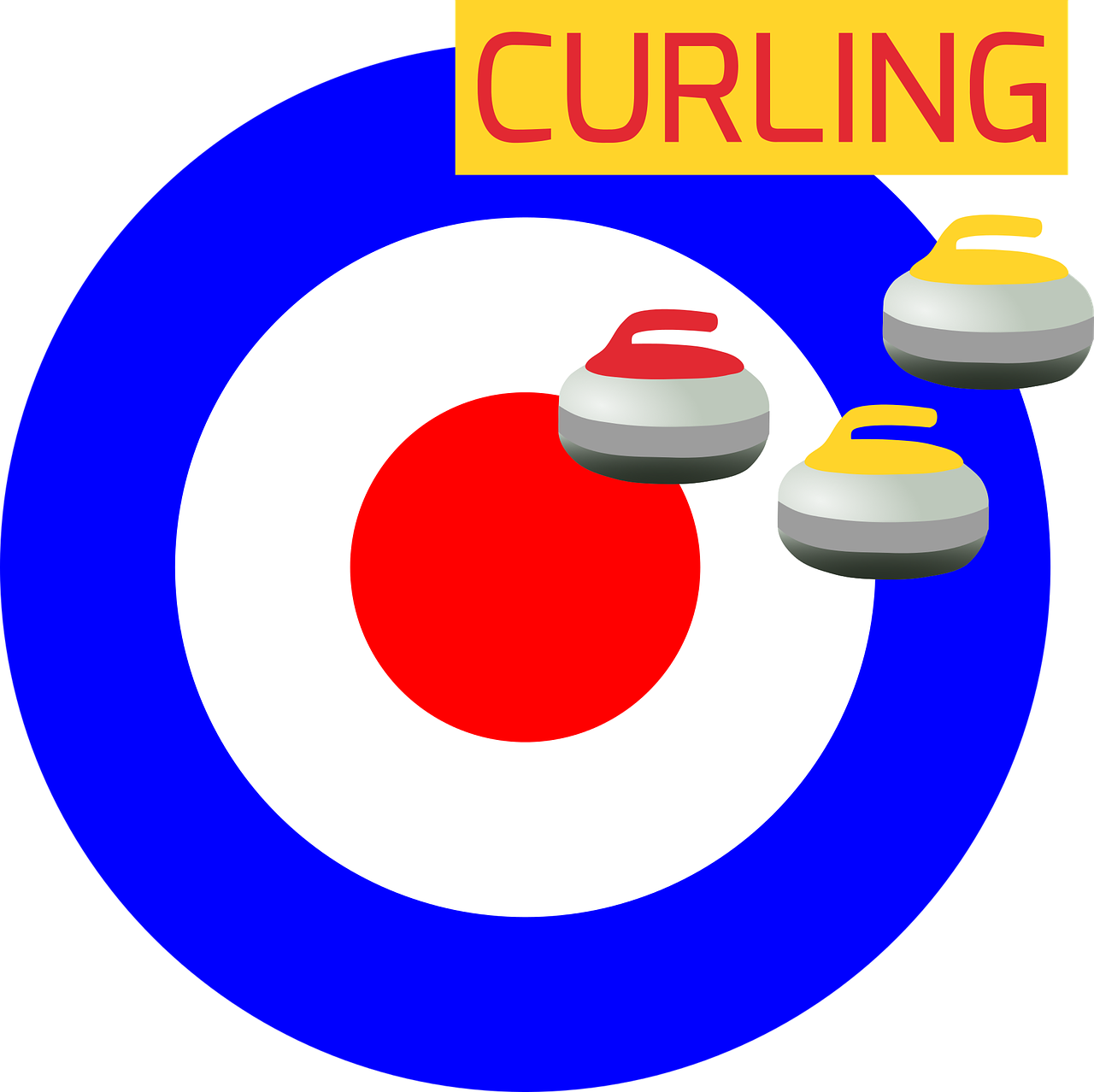 curling ice icon free photo