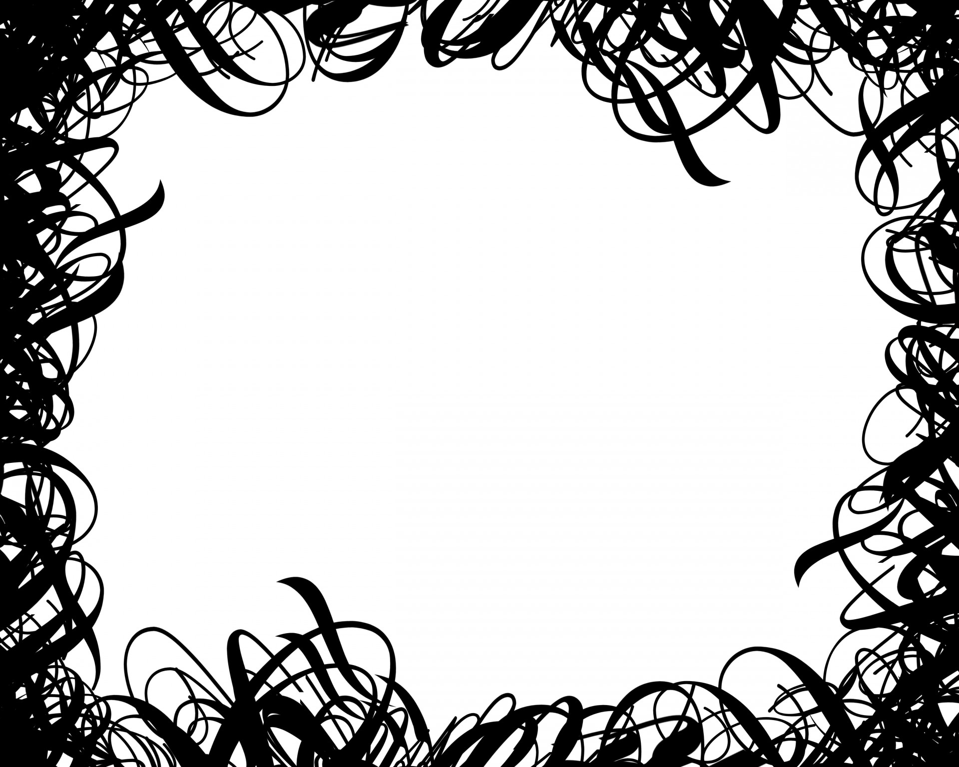 black white curly squiggly free photo